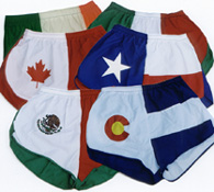 group flag shorts